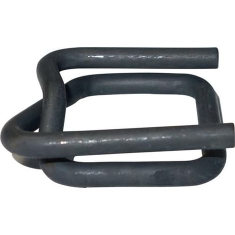 Abrazadera  de  cierre  B.13mm  STA  para  flejes  de  poliéster  fosfatada  1000  Uds./Caja