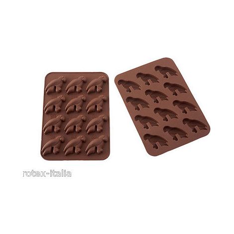 SILIKOMART STAMPO SILICONE CIOCCOLATO PARROTS PAPPAGALLI PAPPAGALLO SM08