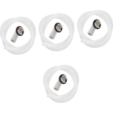 x 100cm Drain Hose, Transparent with Anti-Leak Rubber Rings, for Window Split Air Conditioner (1/5)