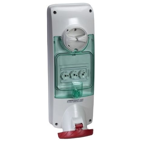 Presa Da Incasso Unika Inc  63A 380V 3P+T ( SCHNEIDER cod. PKB63V534 )