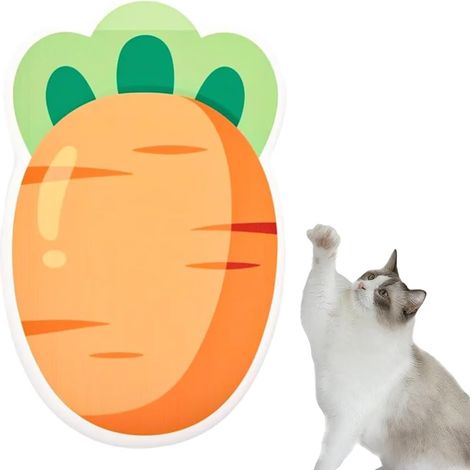 Tapis à griffer mural (50 x 80 cm) – Nouveau design auto-adhésif pour chats d'intérieur comporte un support adhésif pour une fixation facile aux murs, portes, canapés, vitres ou cadres de lit. (1/5)