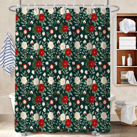 Rideau de douche imperméable en polyester 180x180 design rideau étanche pour les amateurs de déco (1/5)