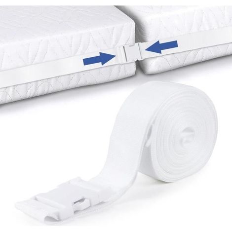 Support de Matelas-Pont de Lit pour Lits Doubles-Relie Deux Matelas pour Une Surface de Couchage Spacieuse-Support de Matelas-10M (1/4)