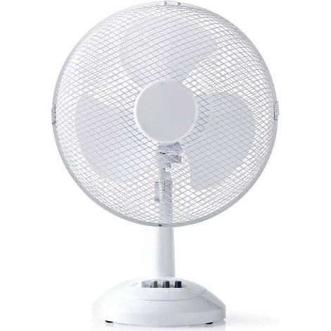 Nedis FNTB10CWT30 ventilatore da tavolo bianco 30 cm