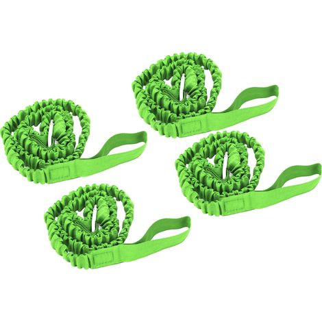 elastische, verlustfreie Schnüre für Angelruten, aus Nylon, für Kajakfahren, Kanufahren, Stand-Up-Paddling, Surfen, Rafting, grün (1/5)
