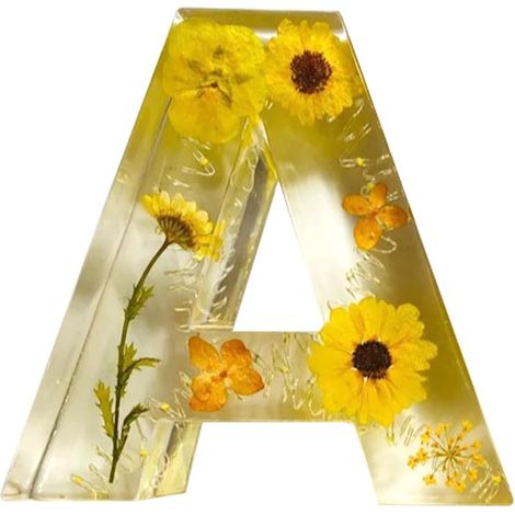 Veilleuse en résine florale lettre de veilleuse en résine (1/5)