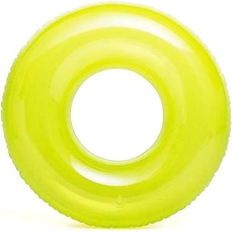 Salvagente gonfiabile rotondo con diametro 76 cm - Ciambella gonfiabile per piscina - Colore Verde (1/4)