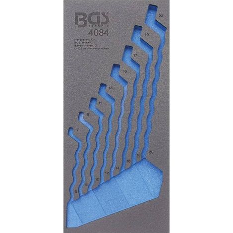 Insert de Servante d Atelier 1/3 Vide - 19 x 4x40,6 cm - Compatible Art. 4084 - Organisation et Praticité - D-Work