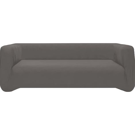 GEMITEX COPRIDIVANO FLEXY 3 POSTI GRIGIO MADE IN ITALY BY UNIVERSALE BIELASTICO CON BASTONCINI TENDITESSUTO (1/3)