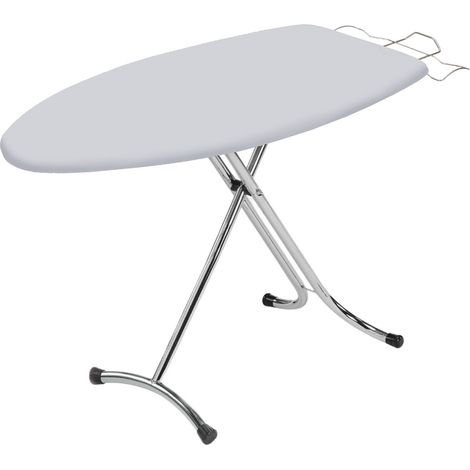 Asse da Stiro Rugby Plus 125x46 cm Salvaspazio Ampia Area Gambe Triple in Acciaio