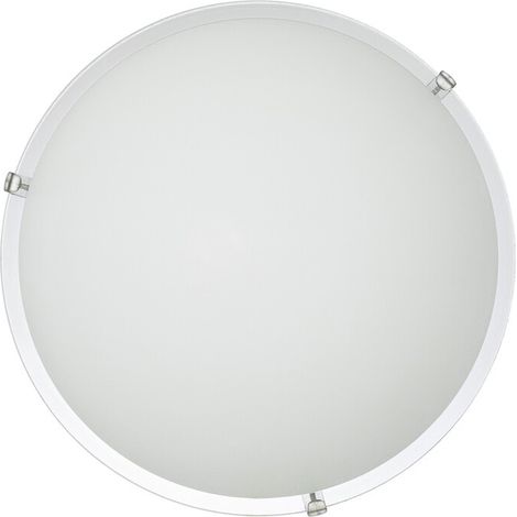 PLAFONIERA DYLAN 40 2XE27 LASTRA BIANCO LUCIDO