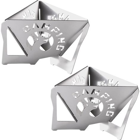 zusammenklappbare Kaffeefilterhalter aus Edelstahl, tragbarer Tropfhalter für Reisen, faltbarer Kaffeefilter (1/5)