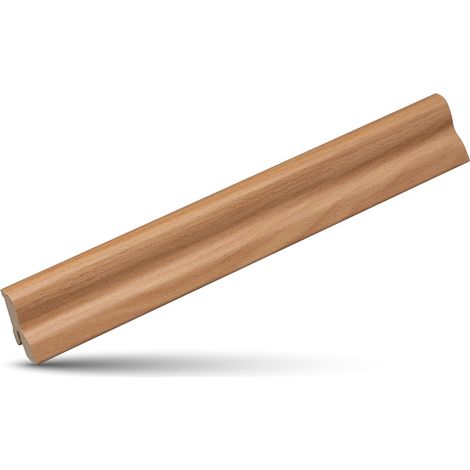Plinthe Profil Marburger Bois de hêtre foncé MDF 20x40mm