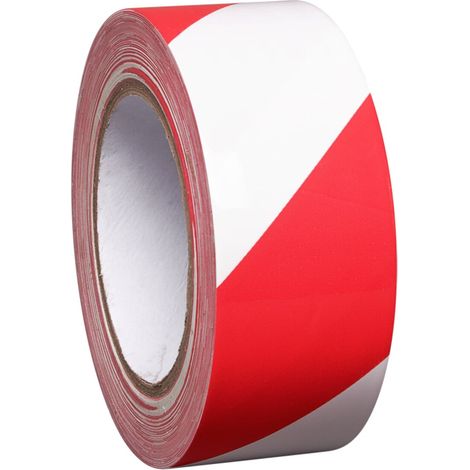 Moravia Bodenmarkierungsband PROline-tape rot/weiss selbstklebend 50 mm x 33 m (1/2)