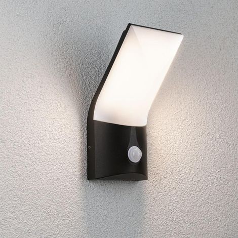 Paulmann Outdoor Wandleuchte Adya, Anthrazit, IP44, 230V, Warmweiß, dimmbar, mit Bewegungsmelder (1/5)