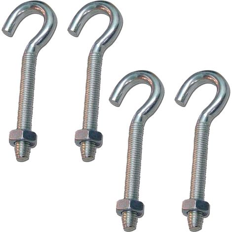 Piton à œil Ouvert M5x35mm Zingué Fixation Polyvalente Avec œil Ouvert - Edm