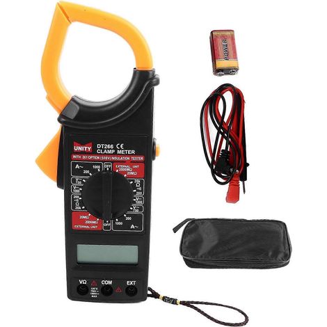 Digitales Zangenmessgerät, Multimeter, Voltmeter, Tester, hochpräzise, Ampere- und Voltmeter, AC/DC, vollautomatisch