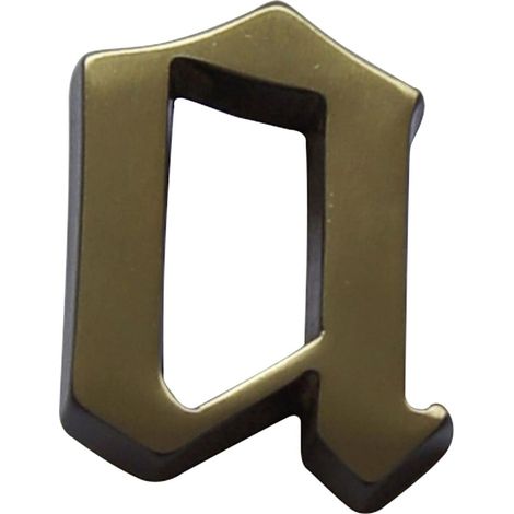 Alpertec Hausnummer Buchstabe A Bronze Hausnummern Hausnummerschild