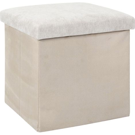 MAVI Pouf mit Stauraum, beige