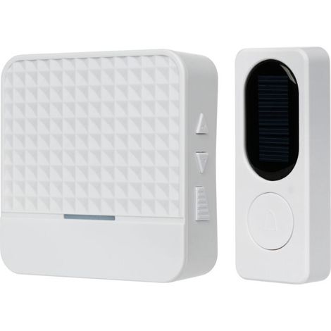 Sonnette solaire une à deux téléavertisseurs longue distance pour personnes âgées, sonnette sans fil étanche et auto-alimentée (1/4)