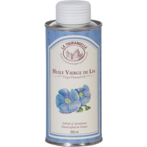 Huile De Lin Vierge - 250 Ml - Pour Cuisine Et Assaisonnement - 1 Pièce
