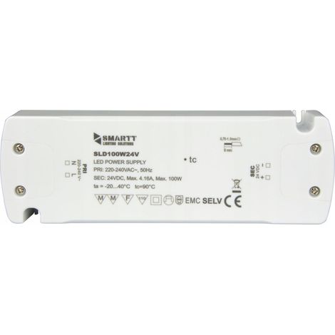 Alimentatore per mobili per strisce LED 100W 24V DC universale a tensione costante (1/5)
