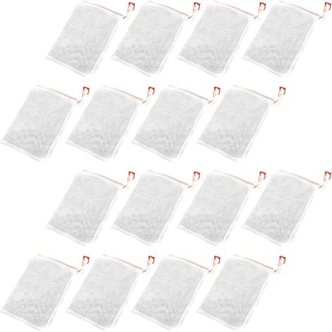 40 Stück Nylon Obstschutzbeutel mit Zugband Wiederverwendbare Pflanzenschutzbeutel für Trauben und Gemüse Schützt Effektiv vor Vögeln und Insekten im Garten (1/5)