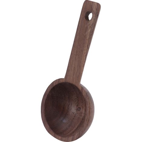 Cuillère à café en bois, cuillère doseuse en noyer, accessoires pour café, thé, sucre, épices (1 pièce) (1/5)