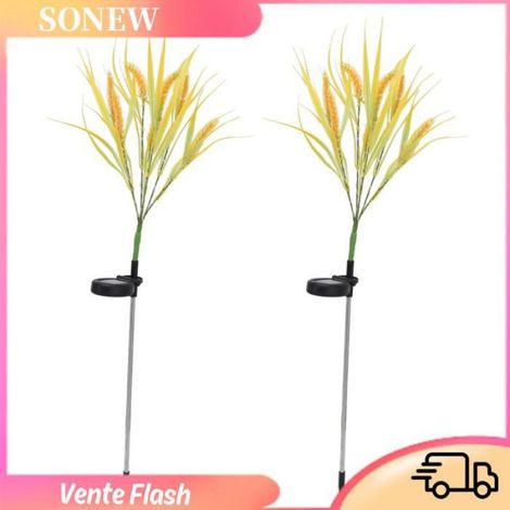Sonew Lumières solaires d’oreille de blé Les Lumières Solaires D'oreille de blé IP44 Imperméabilisent Les jardin lampadaire (1/5)