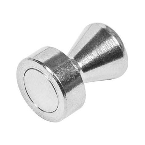 MAGNETE NEODIMIO CONICO PER BACHECA 15 MM  2 PZ FORZA 4 KG (1/4)