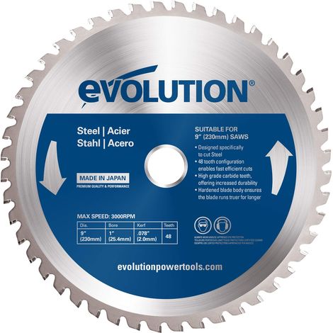 Evolution EVO-230-48-S lama di sega circolare in acciaio (1/5)