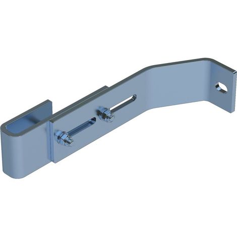Zarges Wandhalter verstellbar 200-250mm Edelstahl für GFK-Schachtleitern (1/2)