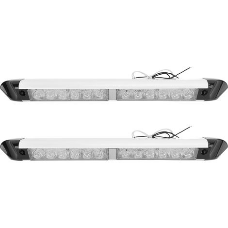 Éclairage de Store LED RV 2 Pièces DC 12V-24V Bande Extérieure Économe en Énergie pour Camping-Car Caravane Camion (1/5)