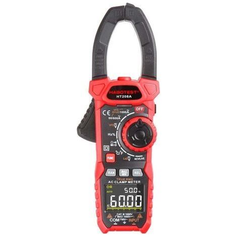AC/DC 1000 A clamp meter – AC/DC current measurement up to 1000 V – VFD and LoZ mode – CAT IV 600V, CAT III 1000V standard - HT208D (1/4)