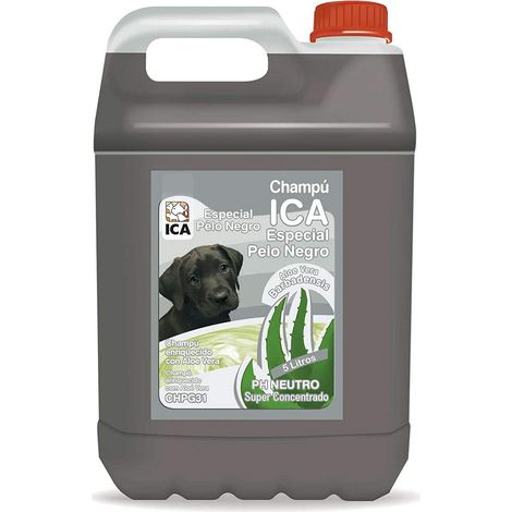 ICA CHPG31 Shampoo Speciale per Cani con Pelo Nero con Aloe Vera