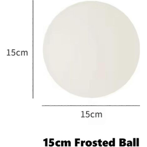 Applique murale LED boule de verre, base dissimulée, dôme blanc laiteux, décoration de canapé, balcon, couloir, porche, chambre, lampe de chevet, B (1/4)