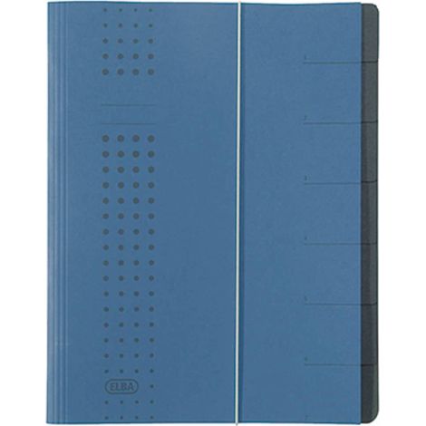 Elba chic 400002023 Trieur bleu DIN A4 carton coloré Nombre de compartiments: 7 (1/3)