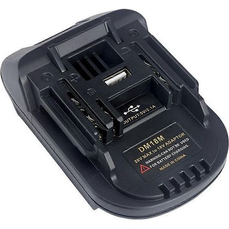 DM18M Akku-Konverteradapter, kompatibel mit Elektrowerkzeugen, Universalanschluss, Ersatzteil (1/5)