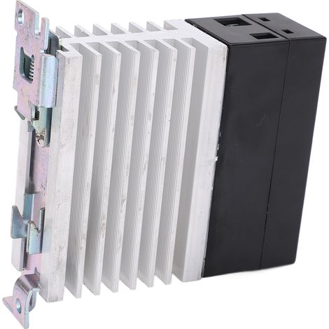 Relais statique 25A LK25DA, dissipation thermique optimale, rail DIN, DC vers AC 24-480VAC, résistant à la corrosion, usage industriel (1/5)