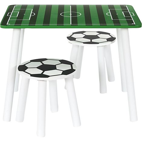 Table & 2 Tabourets Enfant "Foot" 60cm Multicolore (1/5)