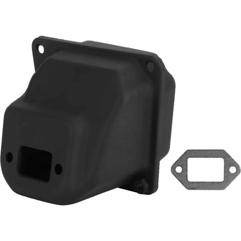 Silencieux en fer pour tronçonneuse, pièces de rechange pour outil de jardin, compatible STIHL MS381. (1/5)