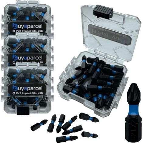 BAP 75 PC Impact Torsion PZ2 Pozi 2 Screwdriver Set Drill Bits Impact Driver (1/5)