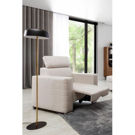 Sessel Fernsehsessel CANTON in Stoff Liverpool Pearl (1/4)
