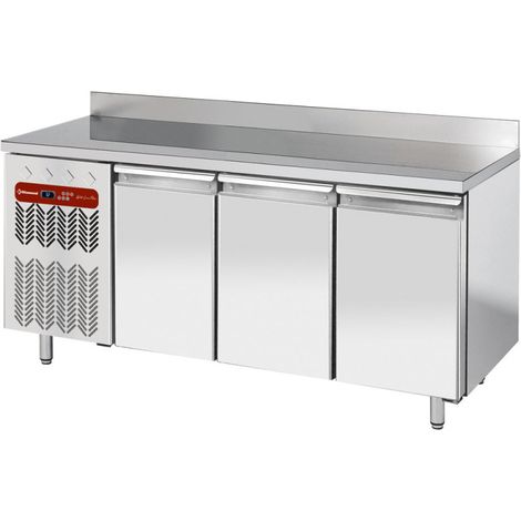Table réfrigérée murale 3 portes 405L. groupe à G. - Diamond (1/5)