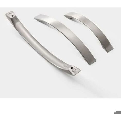 Poignée meuble chromée - Lot 10 - Inox entraxe 96mm - Nickel brossé Aucuneary (1/5)