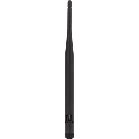 Klappbare WLAN-Antenne mit Innennadel, vergoldet, SMA-Stecker, omnidirektional, JB‑2.4G‑017Schwarz (1/5)