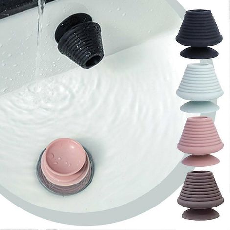 Couvercle de bonde universel pour l'entretien des salles de bain, lavabos ou baignoires, conçu pour empêcher les débris de pénétrer dans la bonde.-AquaForge (1/5)