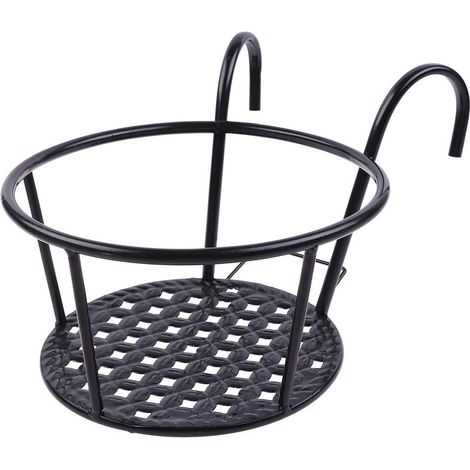 Jardinières suspendues pour balcon, supports à fleurs suspendus, supports pour pots de fleurs, étagères en fer pour plantes, support métallique