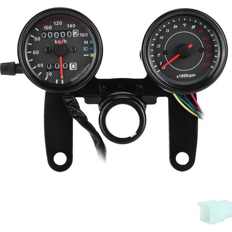 Tachimetro per moto – 12V 0-160 km/h – 13000 giri/min – contagiri digitale – modifica moto