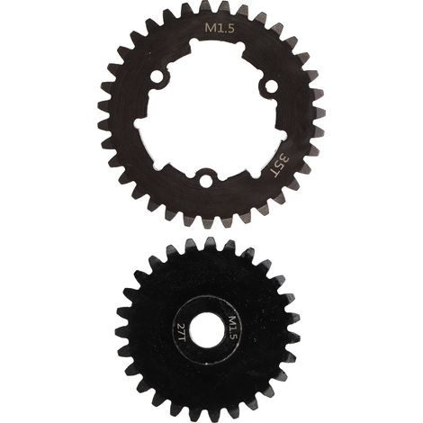 Stirnrad mit 35 Zähnen aus verschleißfestem Stahl, fein bearbeitet, M1,5, für TRAXXAS 1/5 6S 27T (1/4)